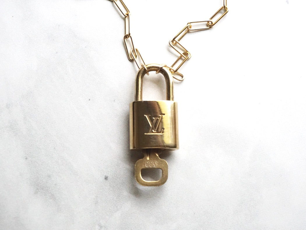 Link LV Lock Necklace