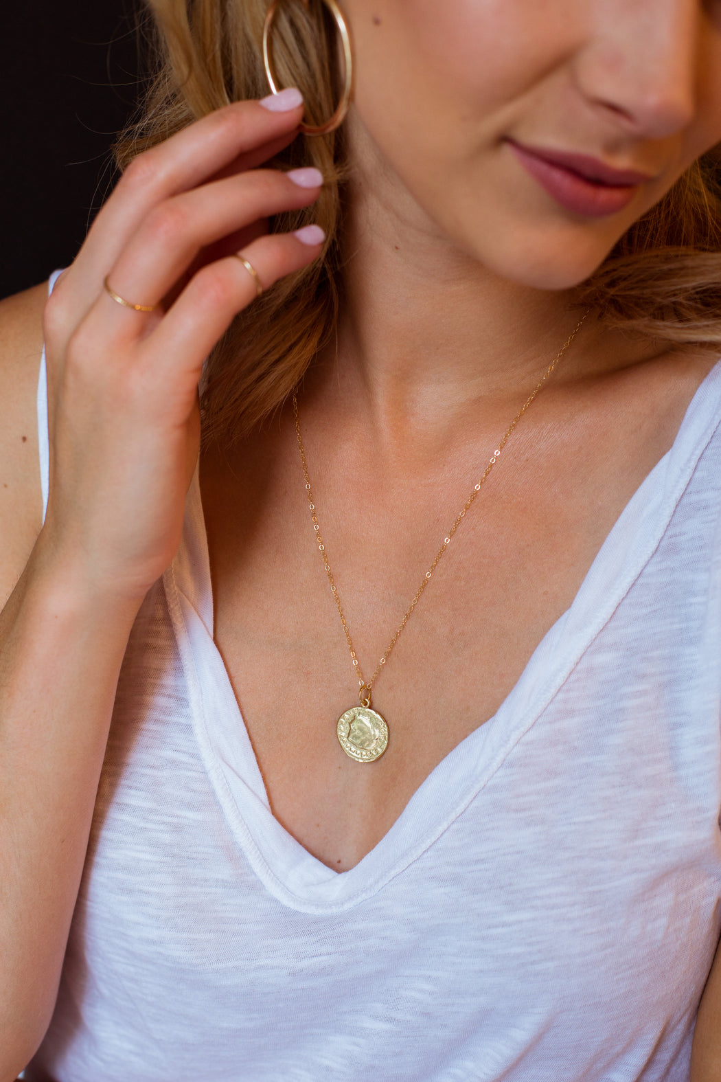 Omega Coin Necklace